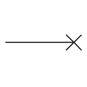 Branching closed symbol